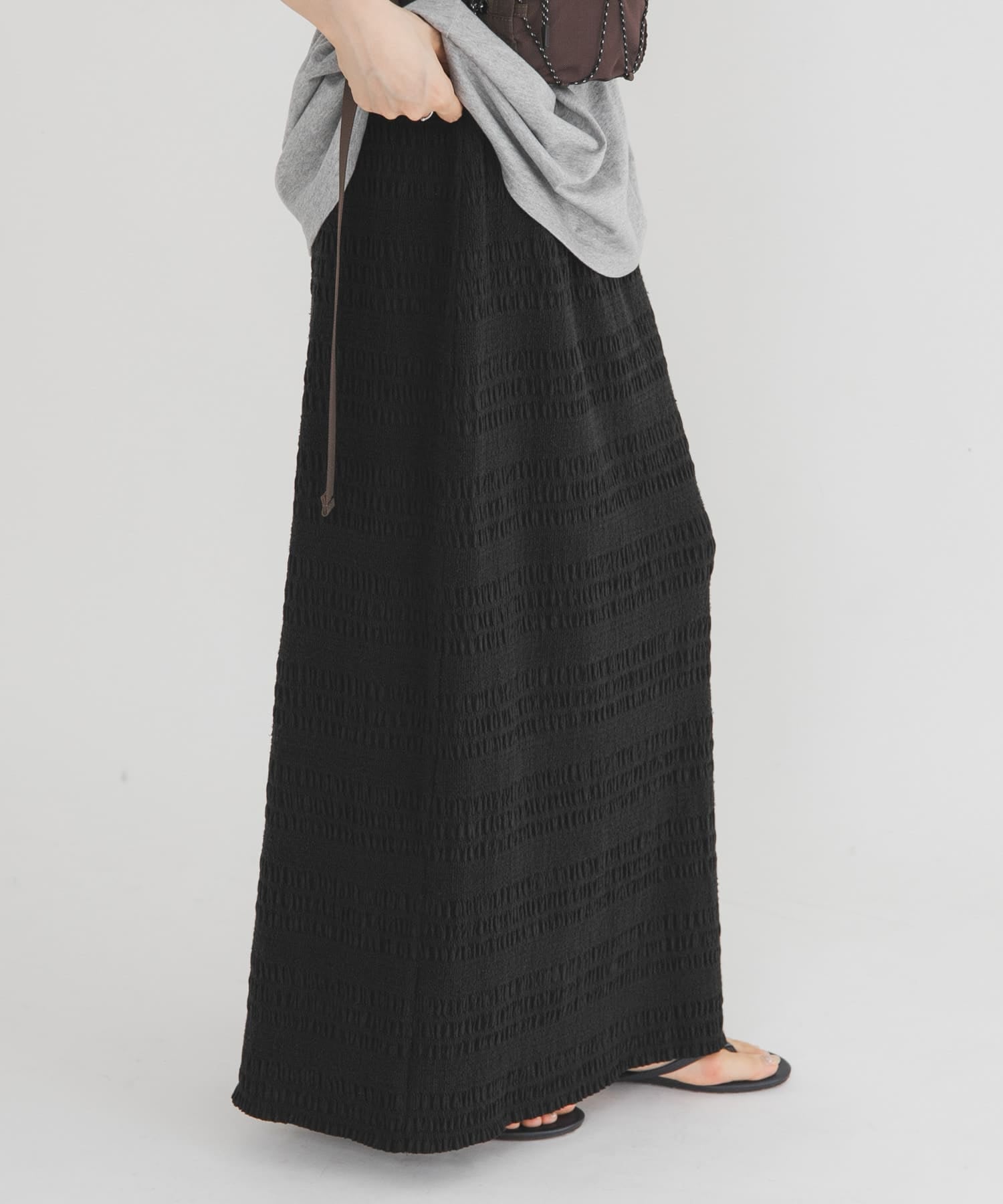 KBF Shirred A-line skirt - Image 5
