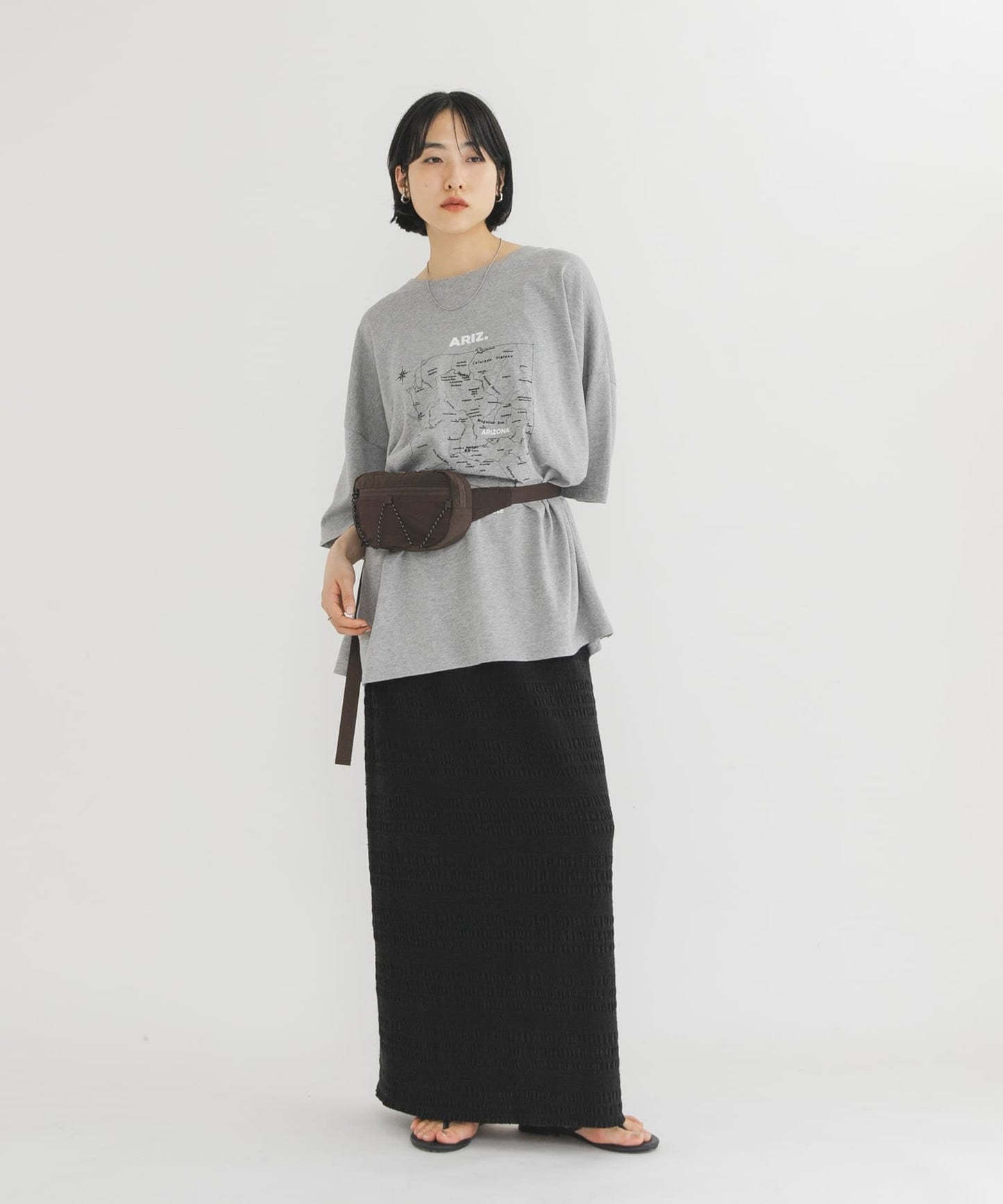 KBF Shirred A-line skirt - Image 6