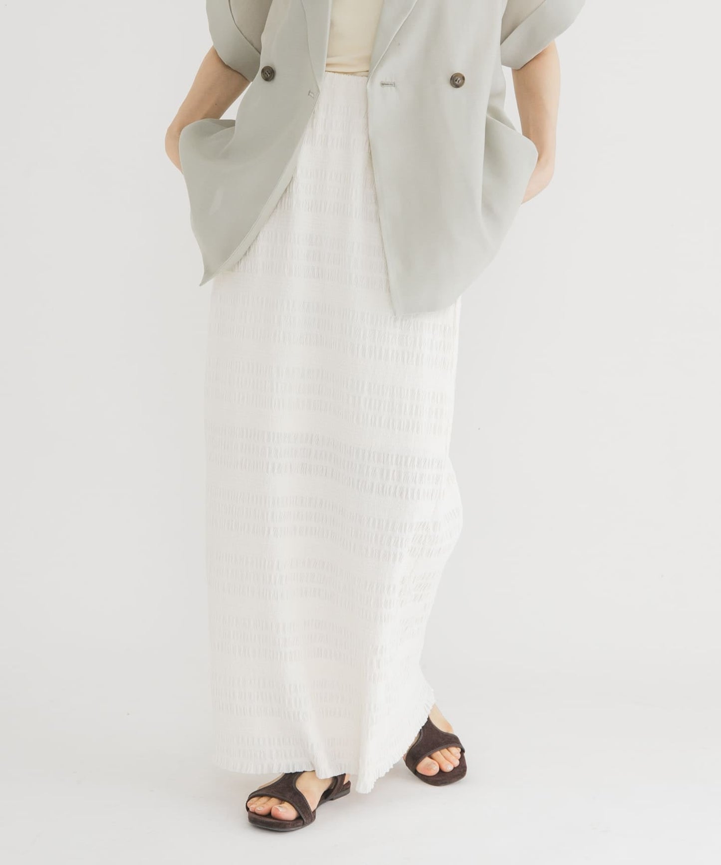 KBF Shirred A-line skirt - Image 10