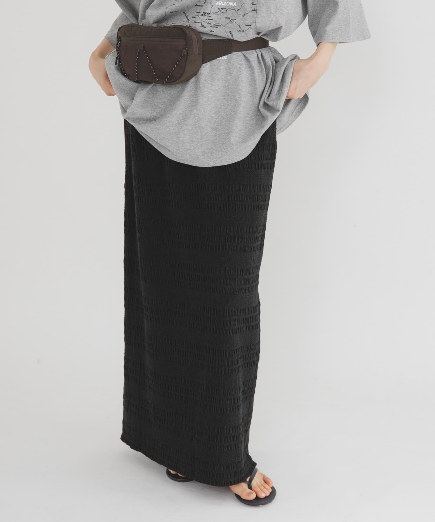 KBF Shirred A-line skirt - Image 25