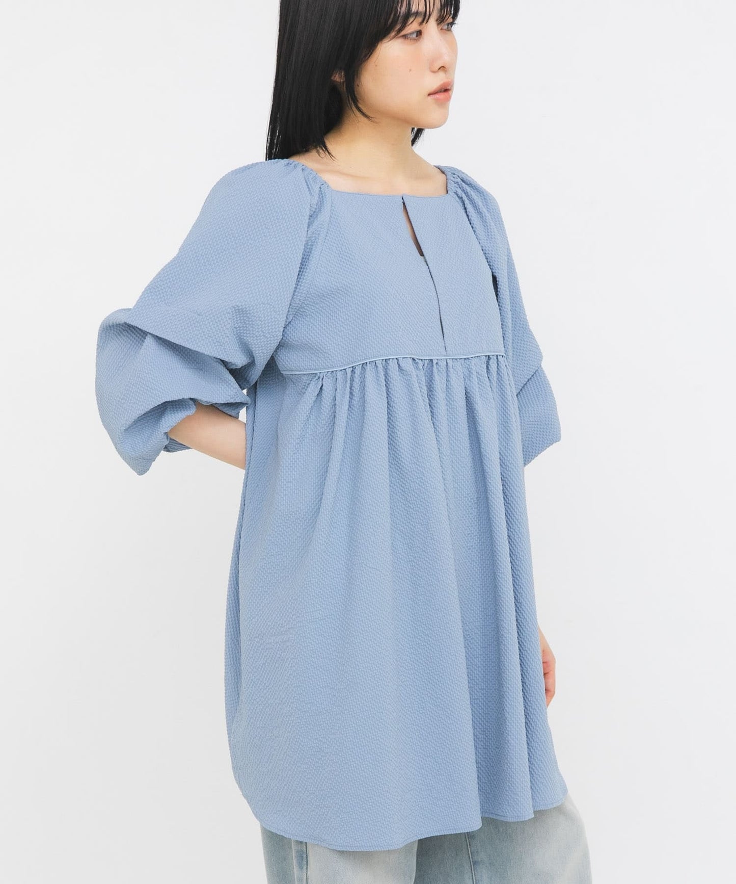 KBF Tucked Sleeve Mini Dress - Image 20