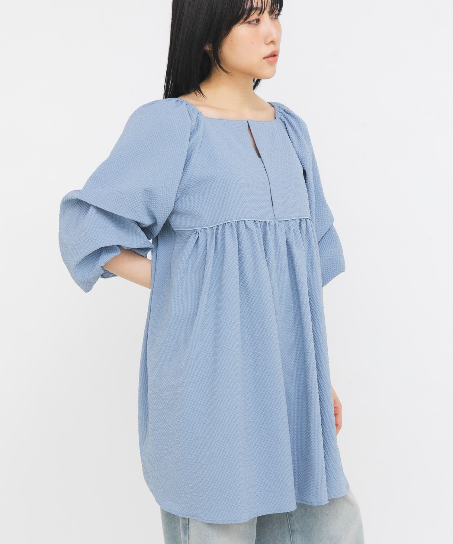 KBF Tucked Sleeve Mini Dress - Image 20
