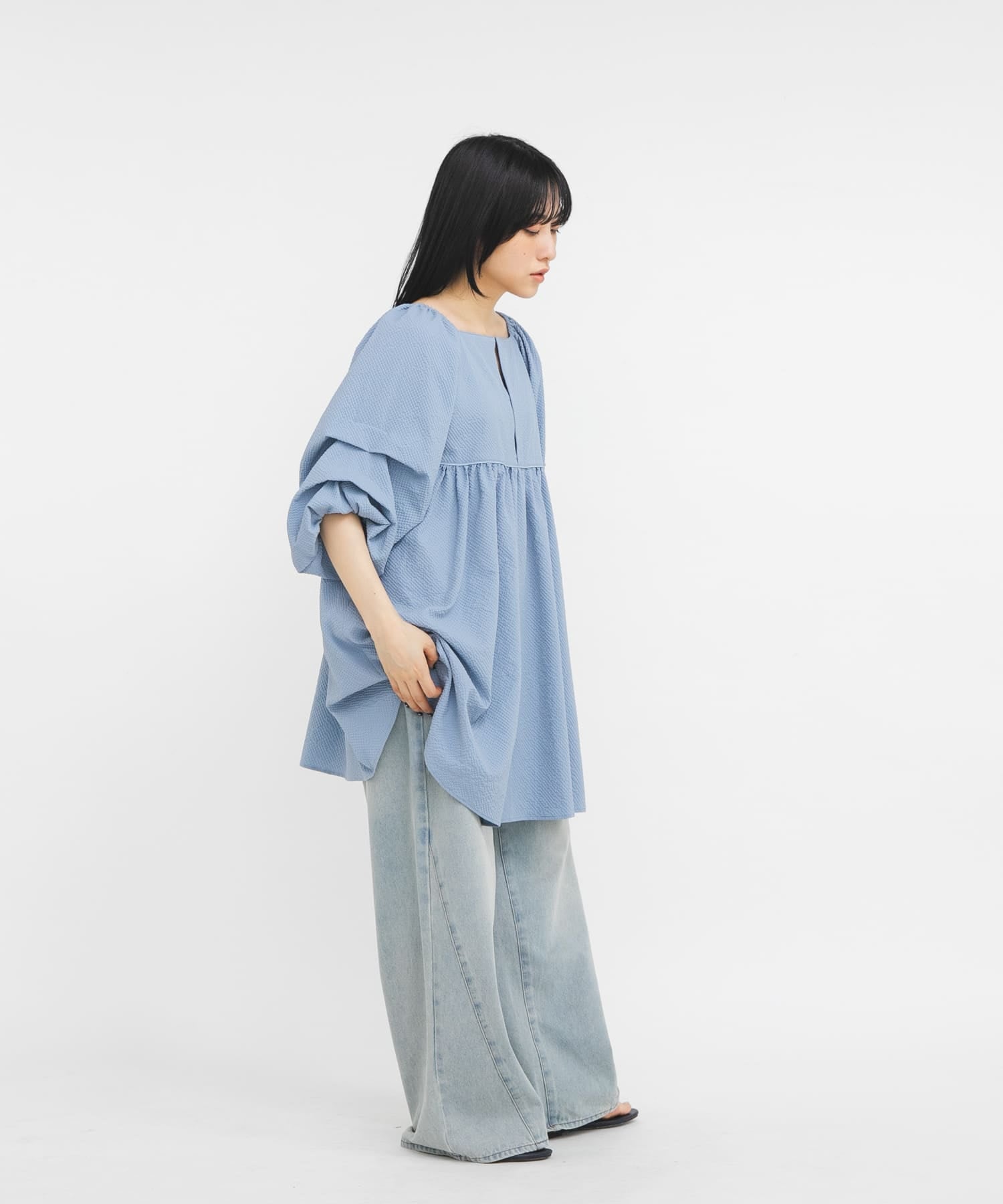 KBF Tucked Sleeve Mini Dress - Image 22