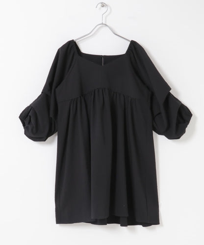 KBF Tucked Sleeve Mini Dress - Image 25
