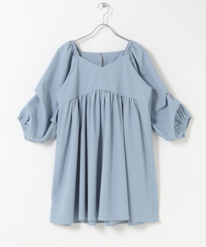 KBF Tucked Sleeve Mini Dress - Image 27