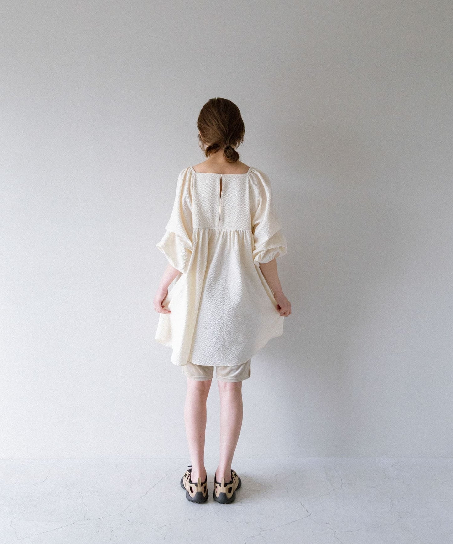 KBF Tucked Sleeve Mini Dress - Image 9