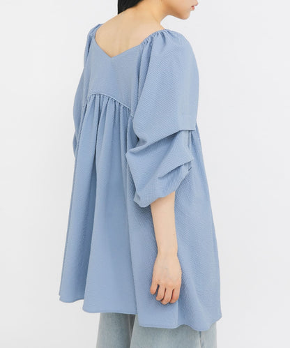 KBF Tucked Sleeve Mini Dress - Image 36