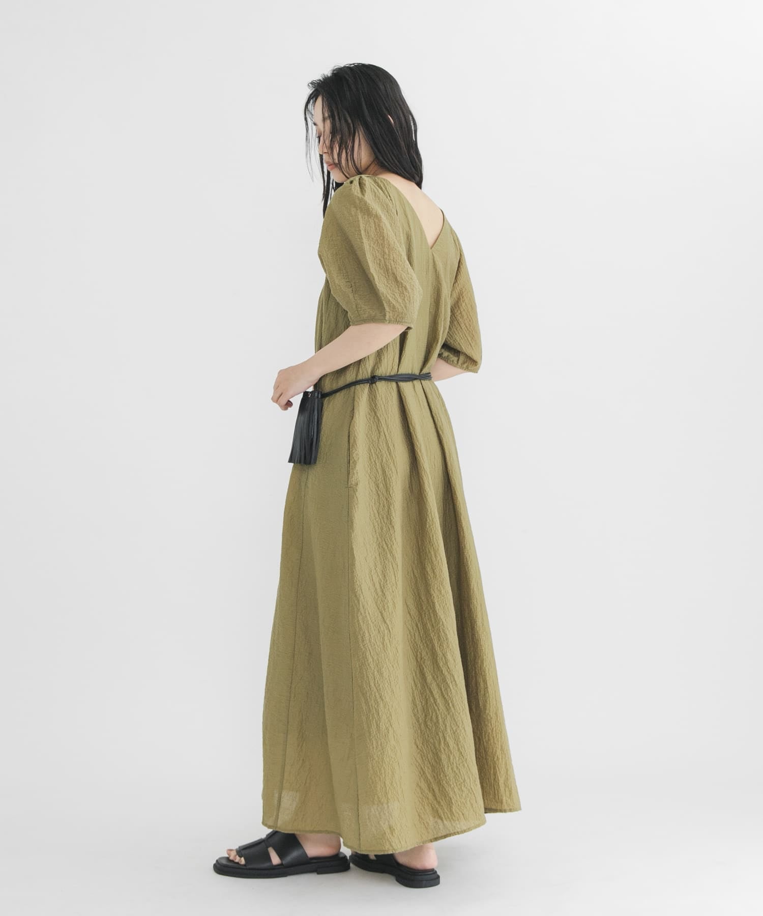 KBF 2WAY打褶袖A字ops - Image 8