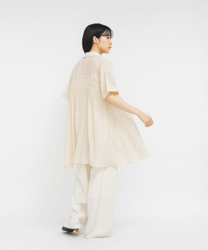 KBF Shirred Sheer Mini Dress - Image 16