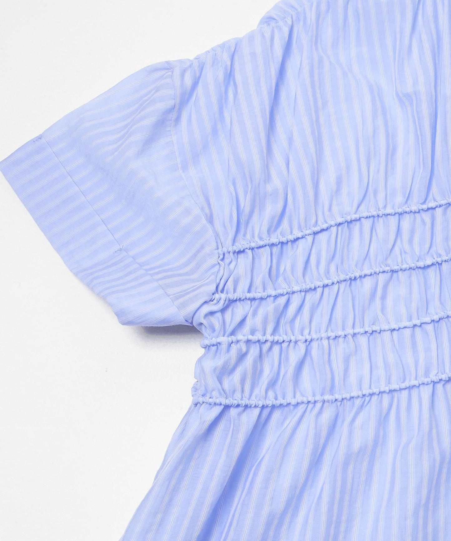 KBF Shirred Sheer Mini Dress - Image 25