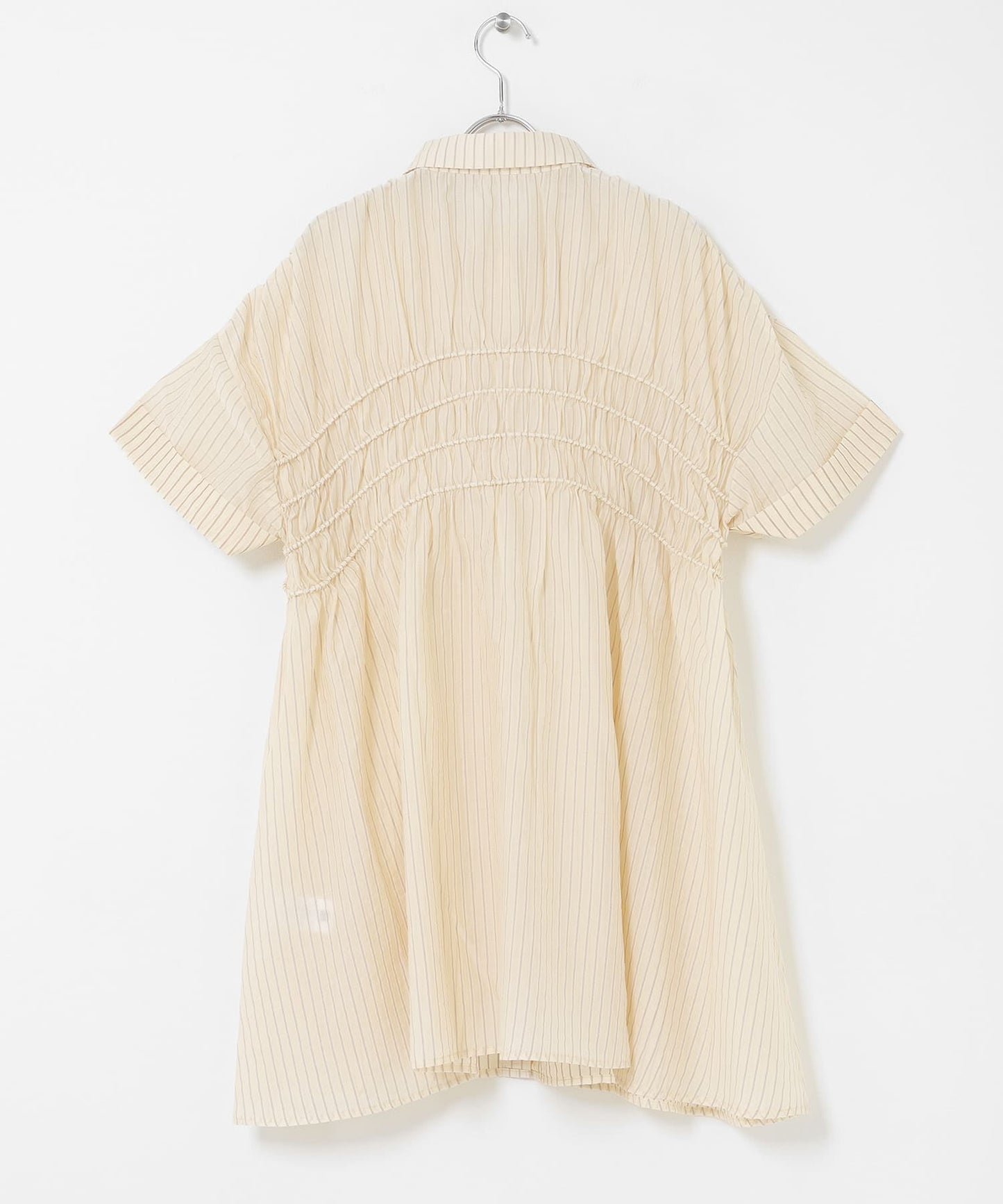 KBF Shirred Sheer Mini Dress - Image 28