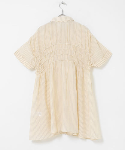 KBF Shirred Sheer Mini Dress - Image 28