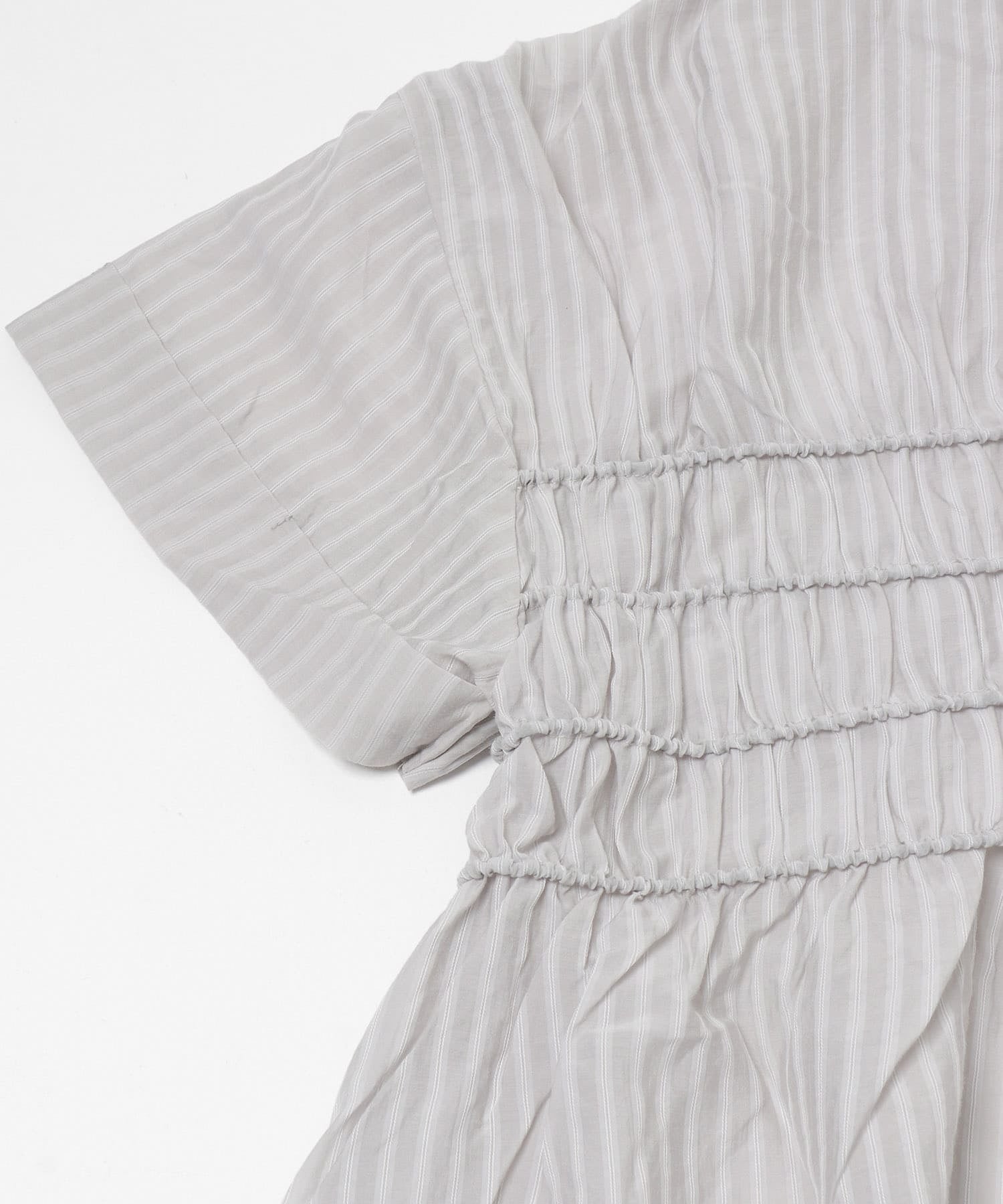 KBF Shirred Sheer Mini Dress - Image 32