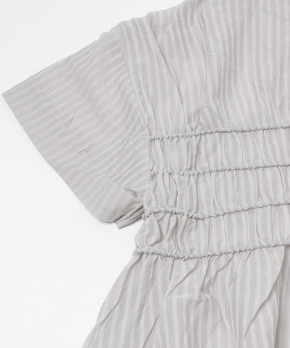 KBF Shirred Sheer Mini Dress - Image 32