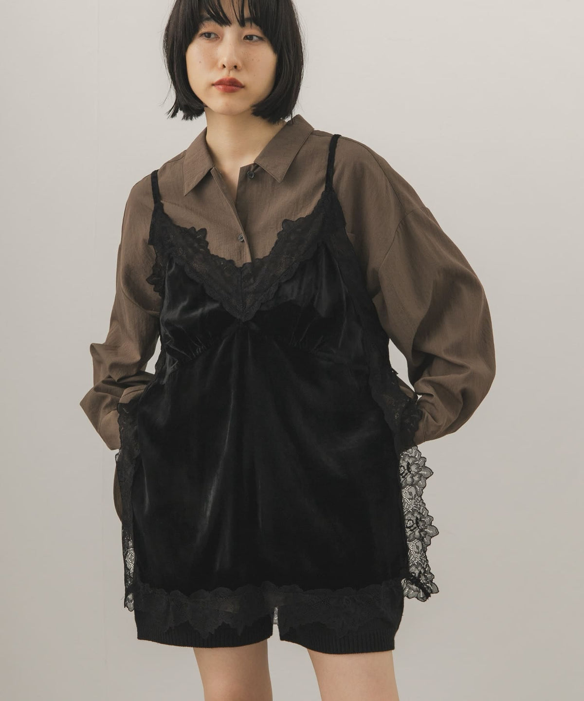 KBF Velour lace camisole - Image 35