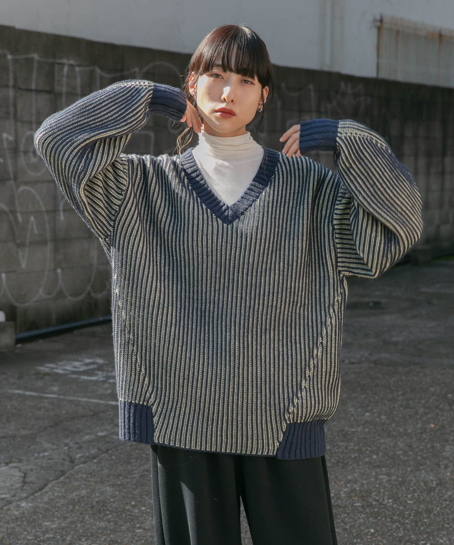 KBF Bicolor RIB overknit