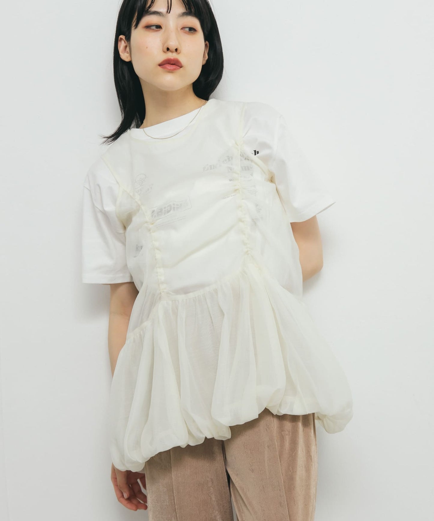 KBF 抽繩泡泡背心