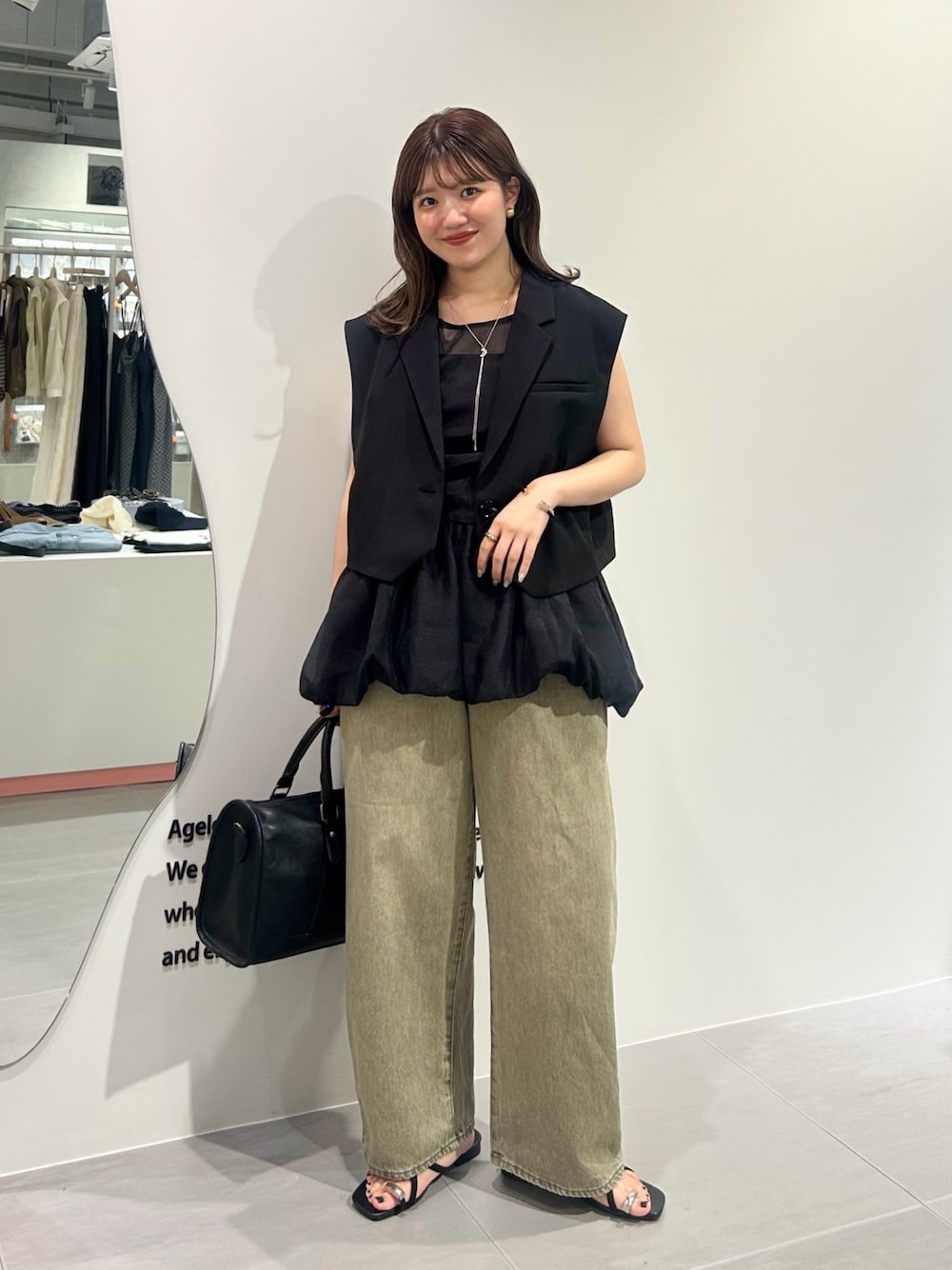 KBF 抽繩泡泡背心