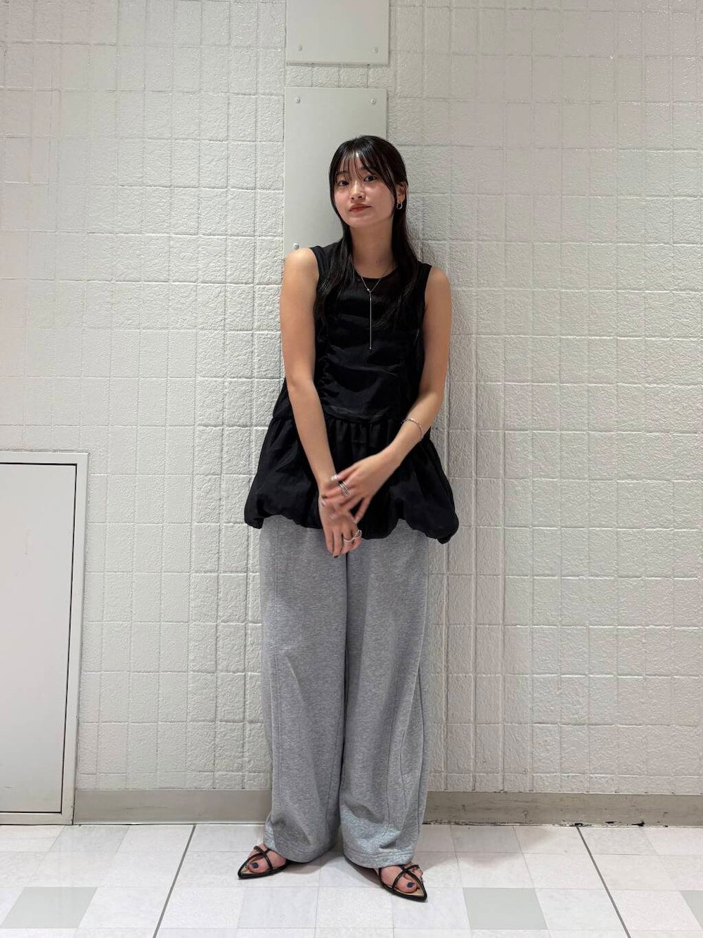 KBF 抽繩泡泡背心