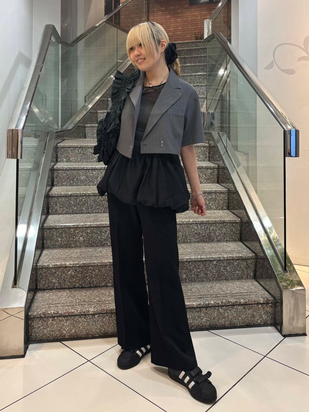 KBF 抽繩泡泡背心