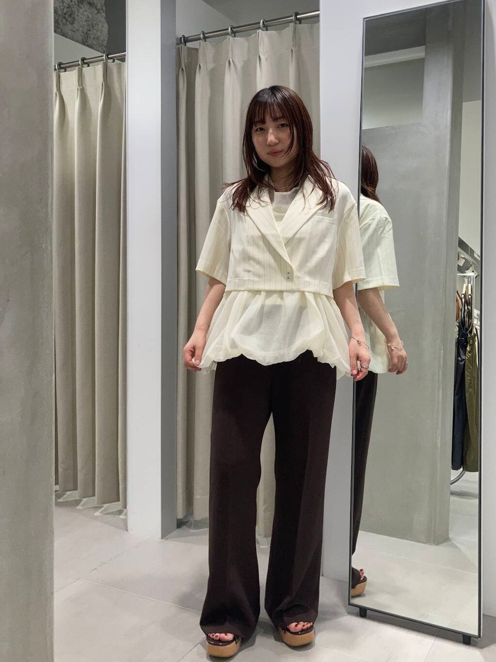 KBF 抽繩泡泡背心