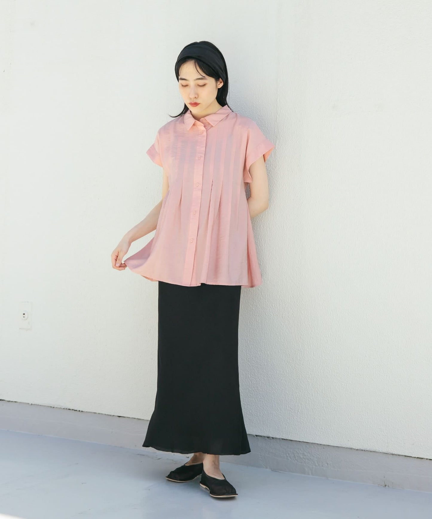 KBF sleeveless stack flare blouse - Image 7