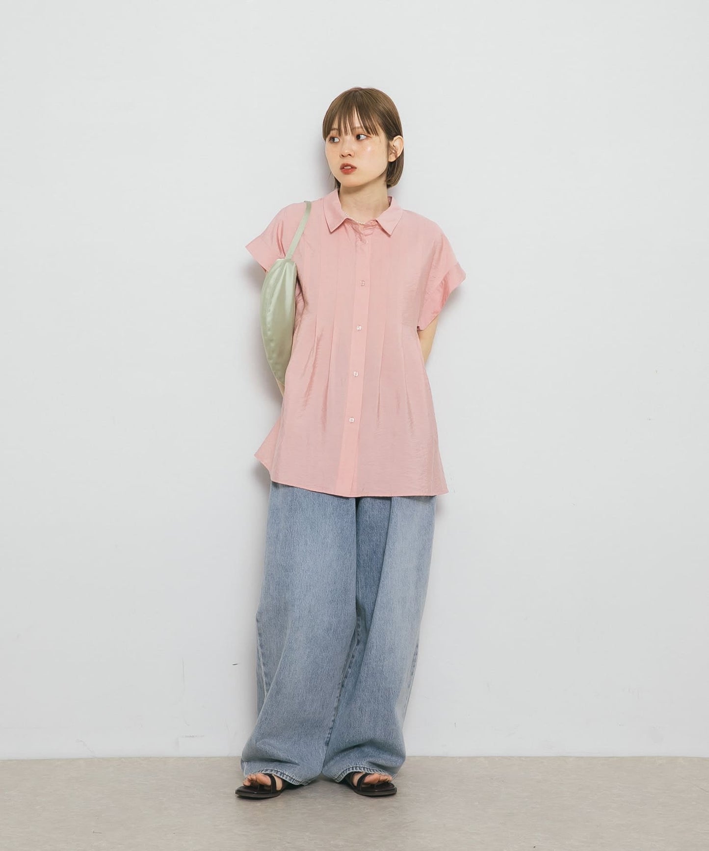 KBF sleeveless stack flare blouse - Image 9