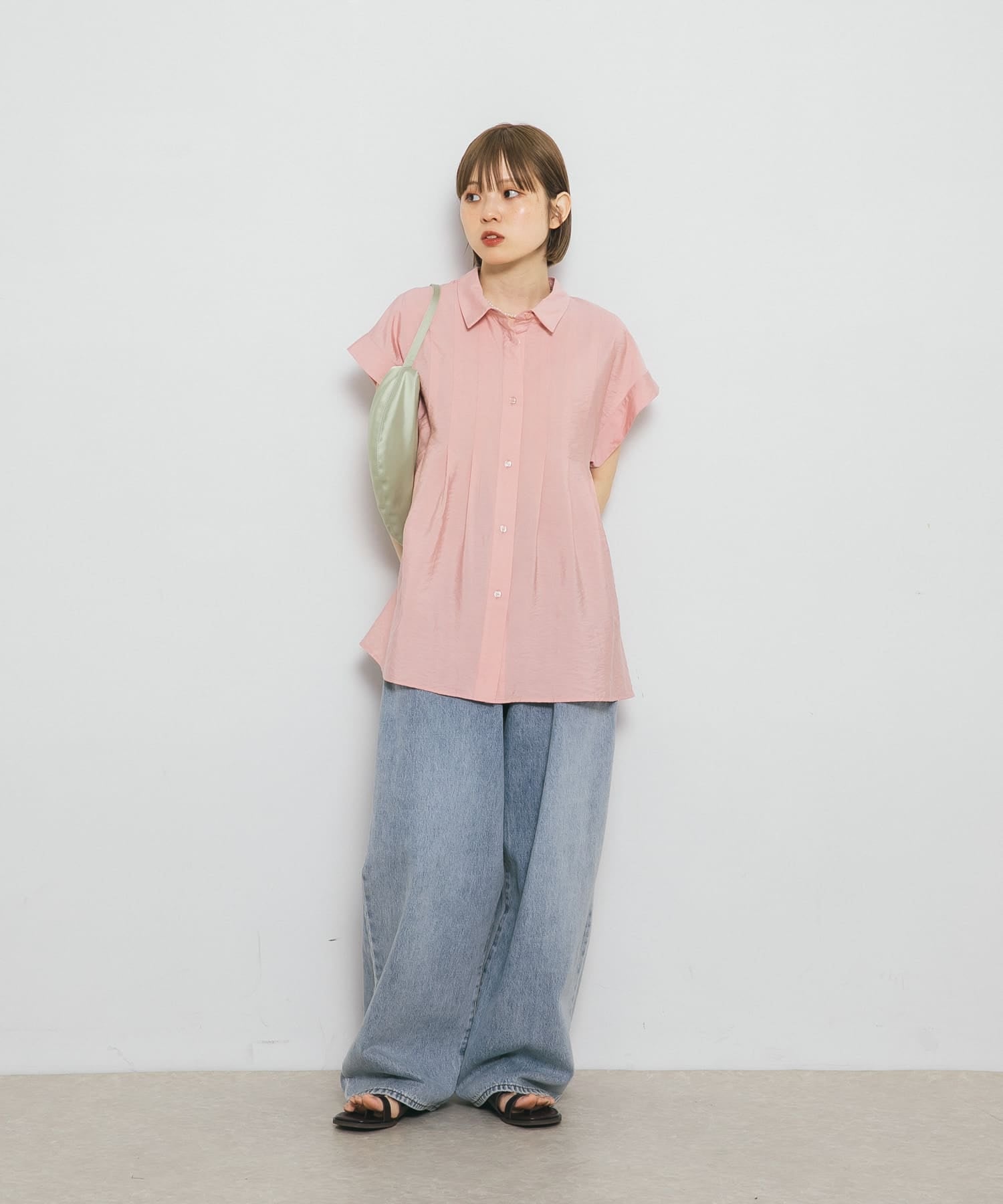 KBF sleeveless stack flare blouse - Image 9