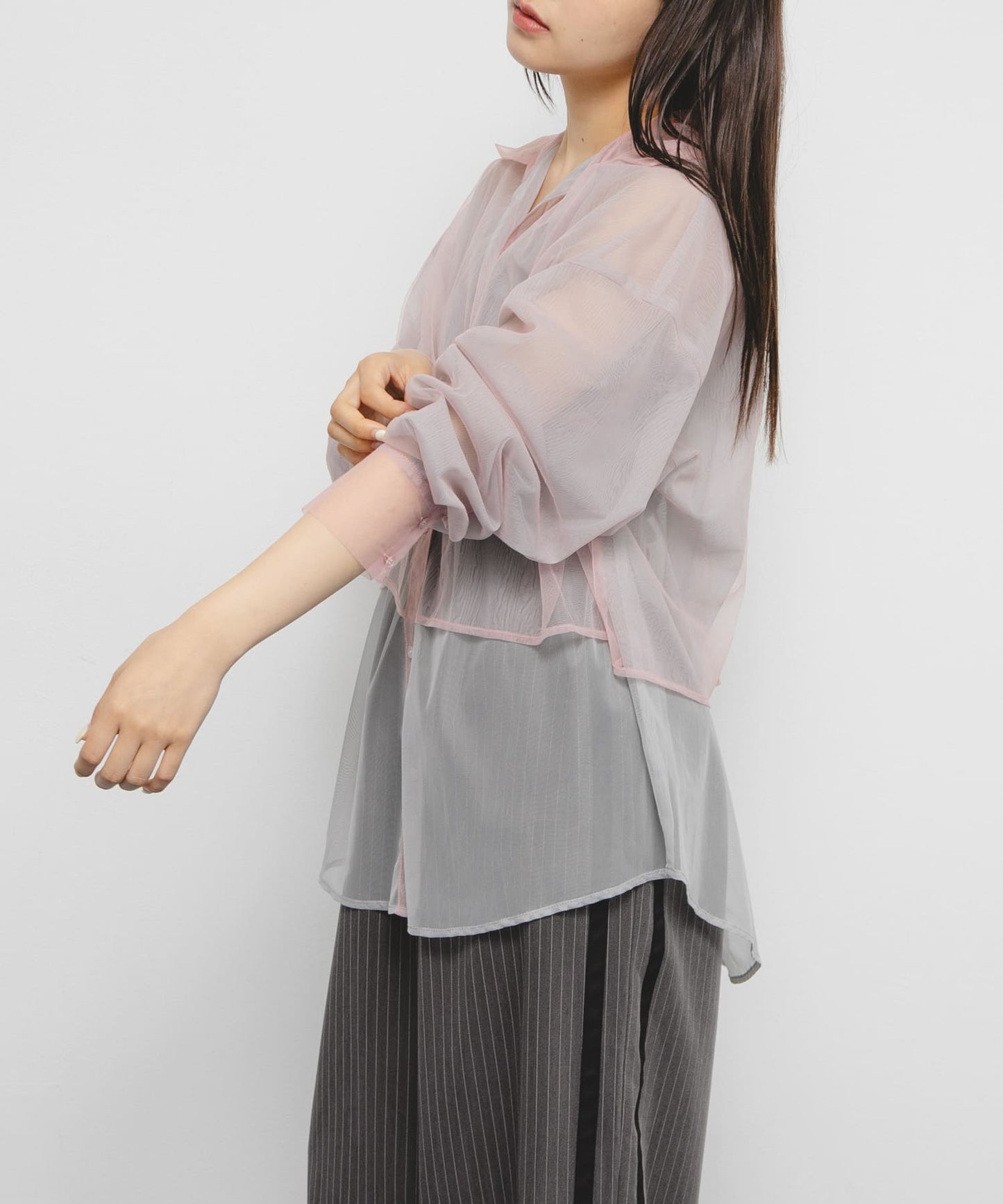KBF Tulle layered shirt