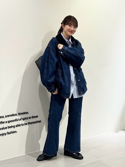 KBF denim sleeve remake shirt