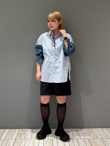 KBF denim sleeve remake shirt