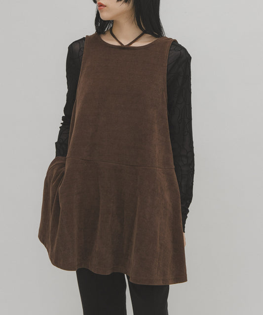 KBF 2WAY low flare mini dress