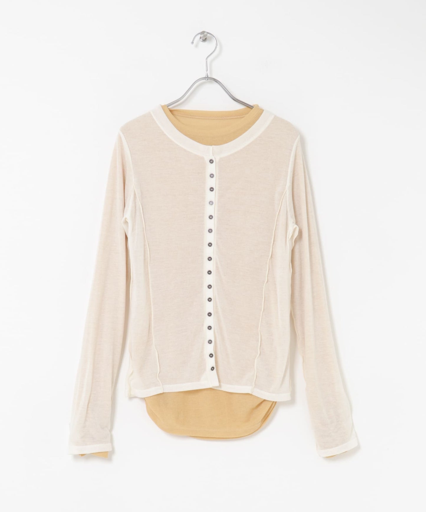 「1 Set 2 件」KBF 配色設計層次上衣