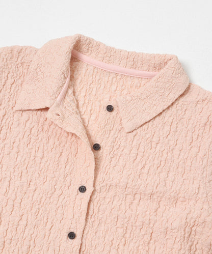 KBF 凹凸感緹花襯衫