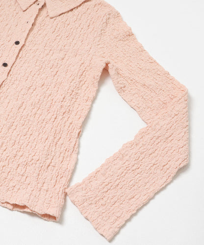 KBF 凹凸感緹花襯衫