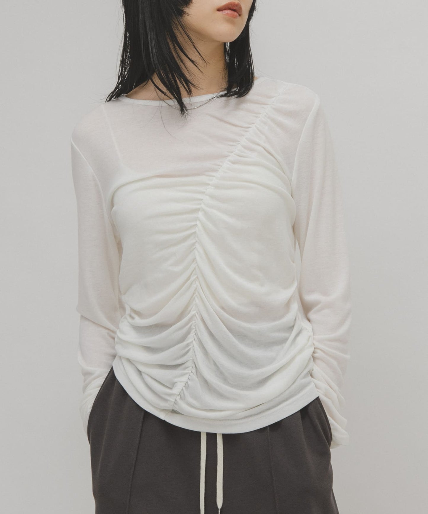 KBF Asymmetrical drape TEE