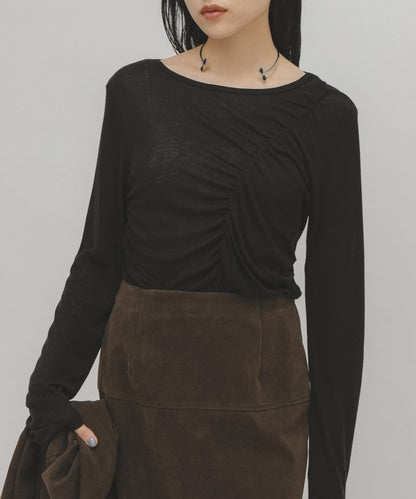 KBF Asymmetrical drape TEE