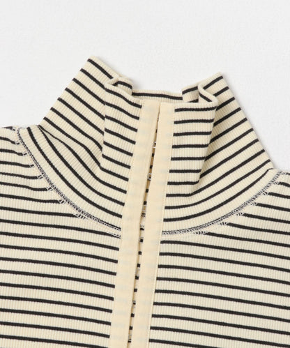 KBF 高領條紋 tops