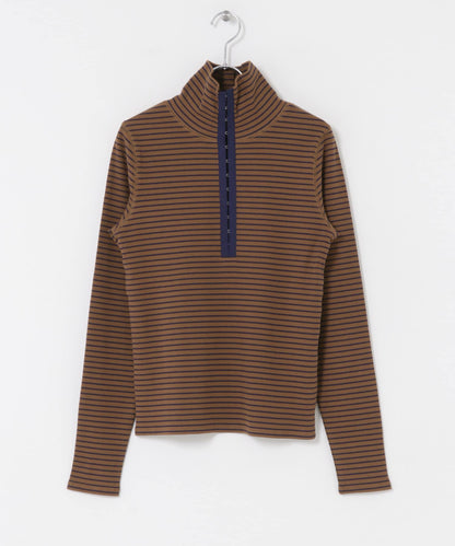 KBF 高領條紋 tops