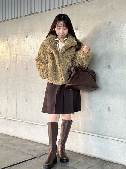 KBF 高領條紋 tops