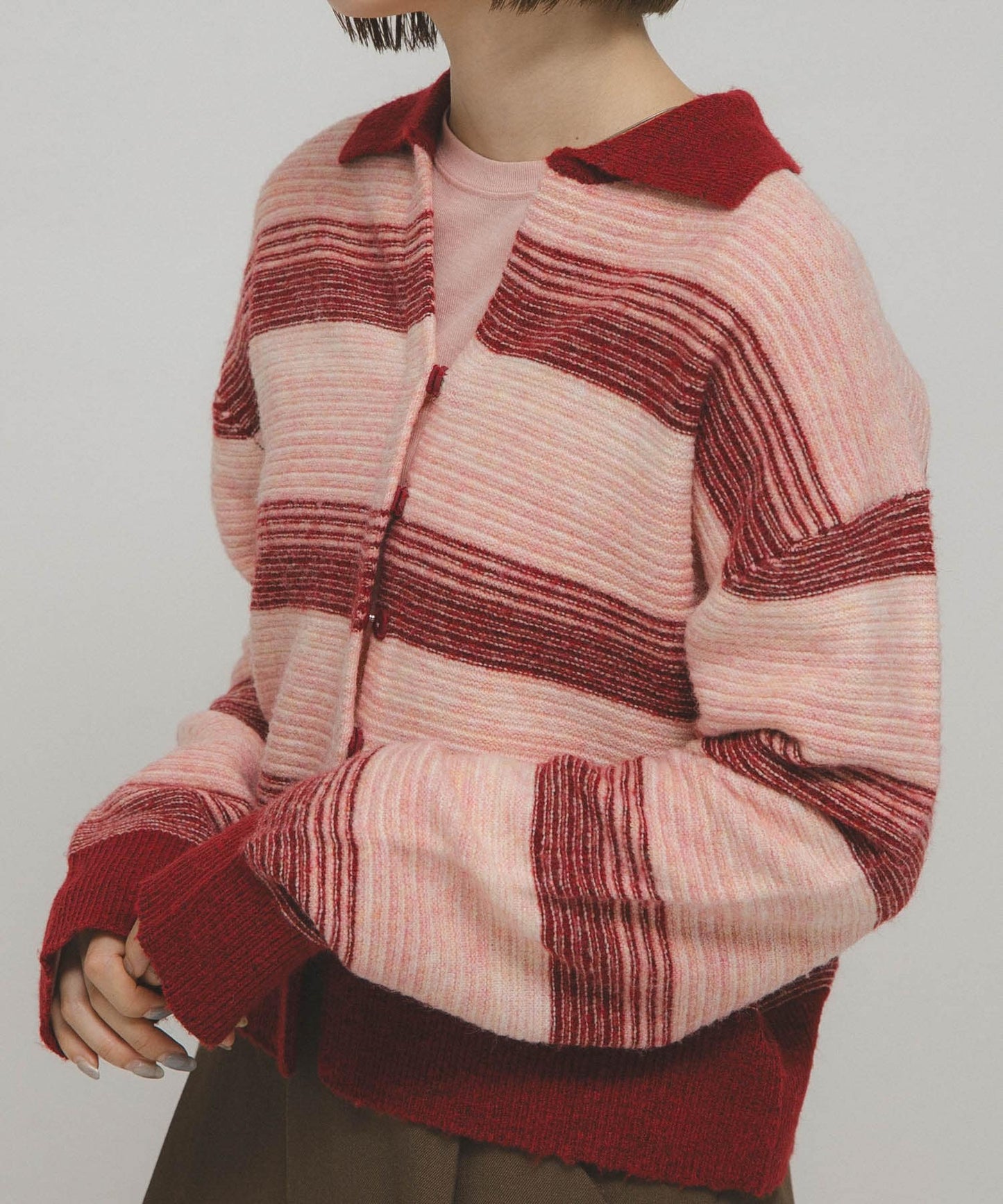 KBF 漸層條紋 cardigan