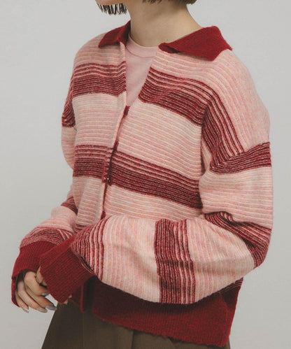 KBF 漸層條紋 cardigan