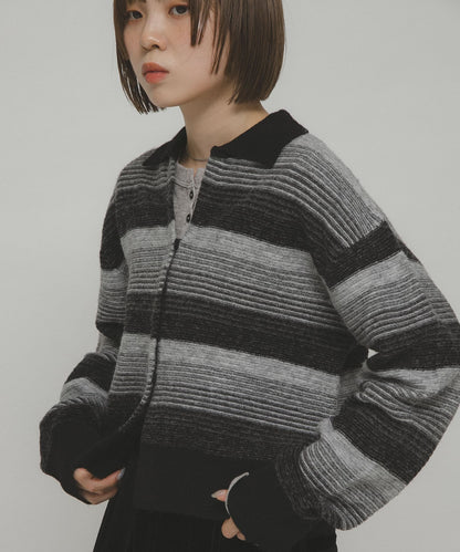 KBF 漸層條紋 cardigan