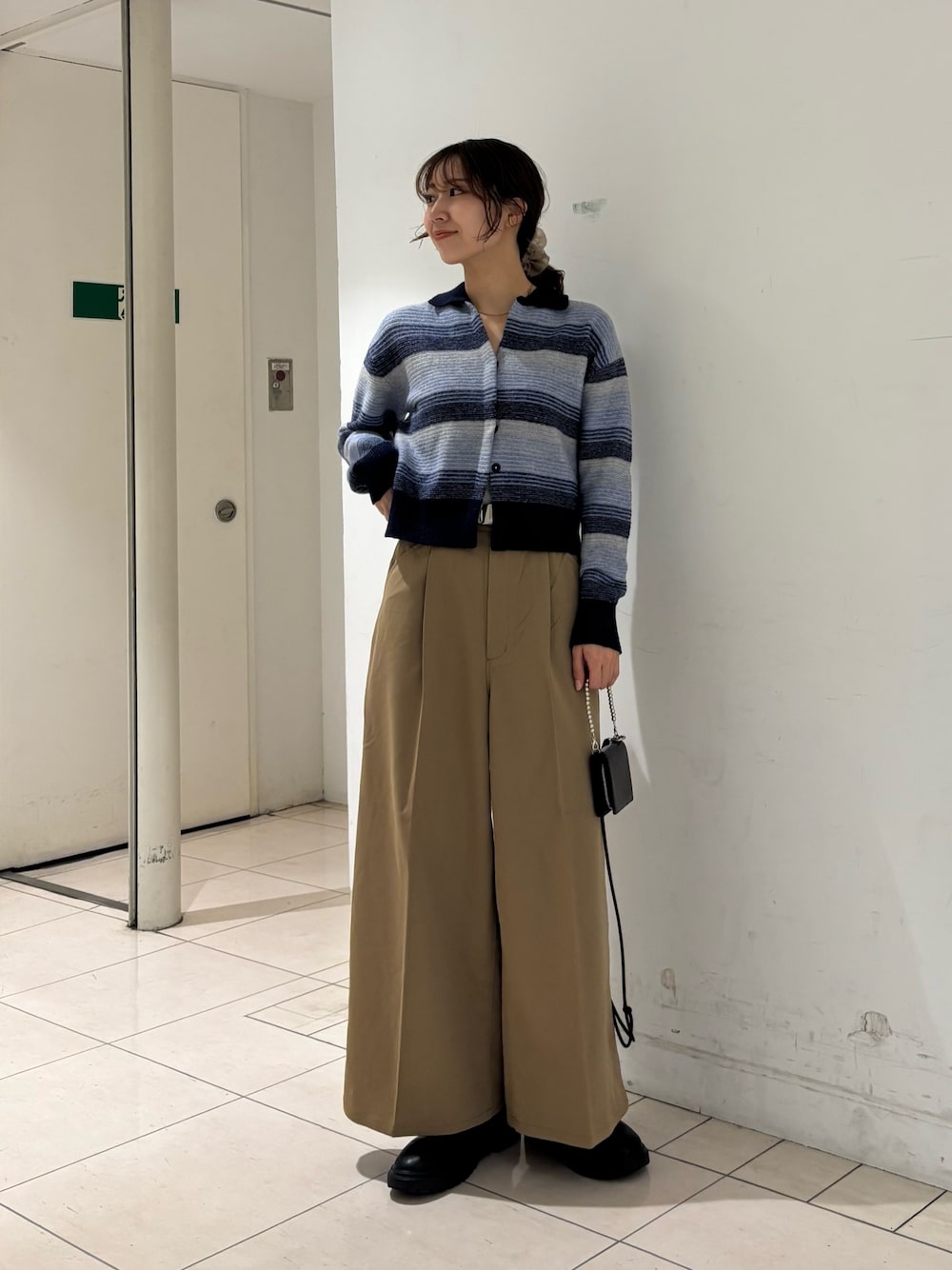 KBF 漸層條紋 cardigan