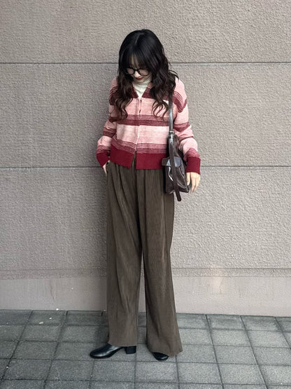 KBF 漸層條紋 cardigan