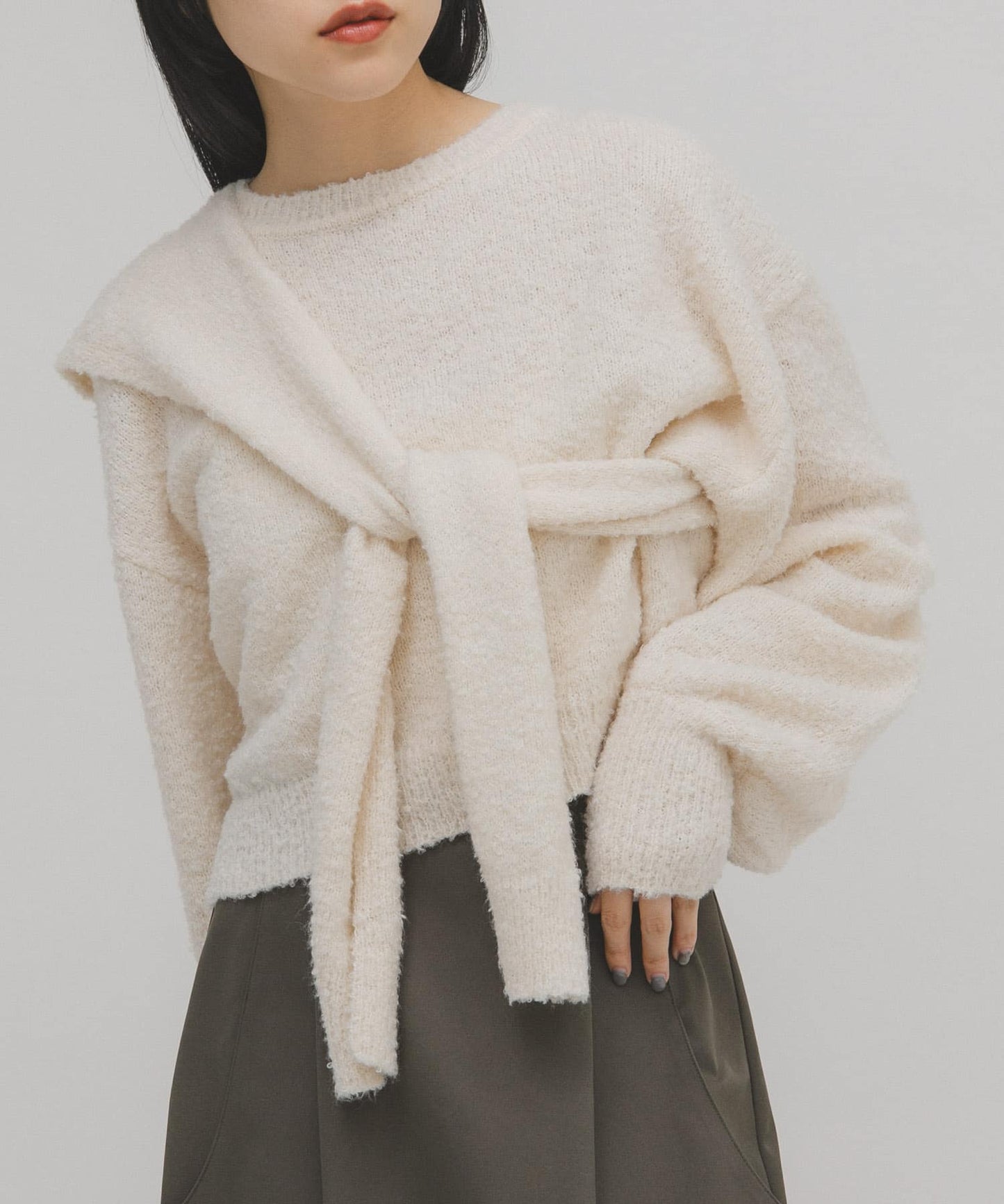 KBF knot layered knit