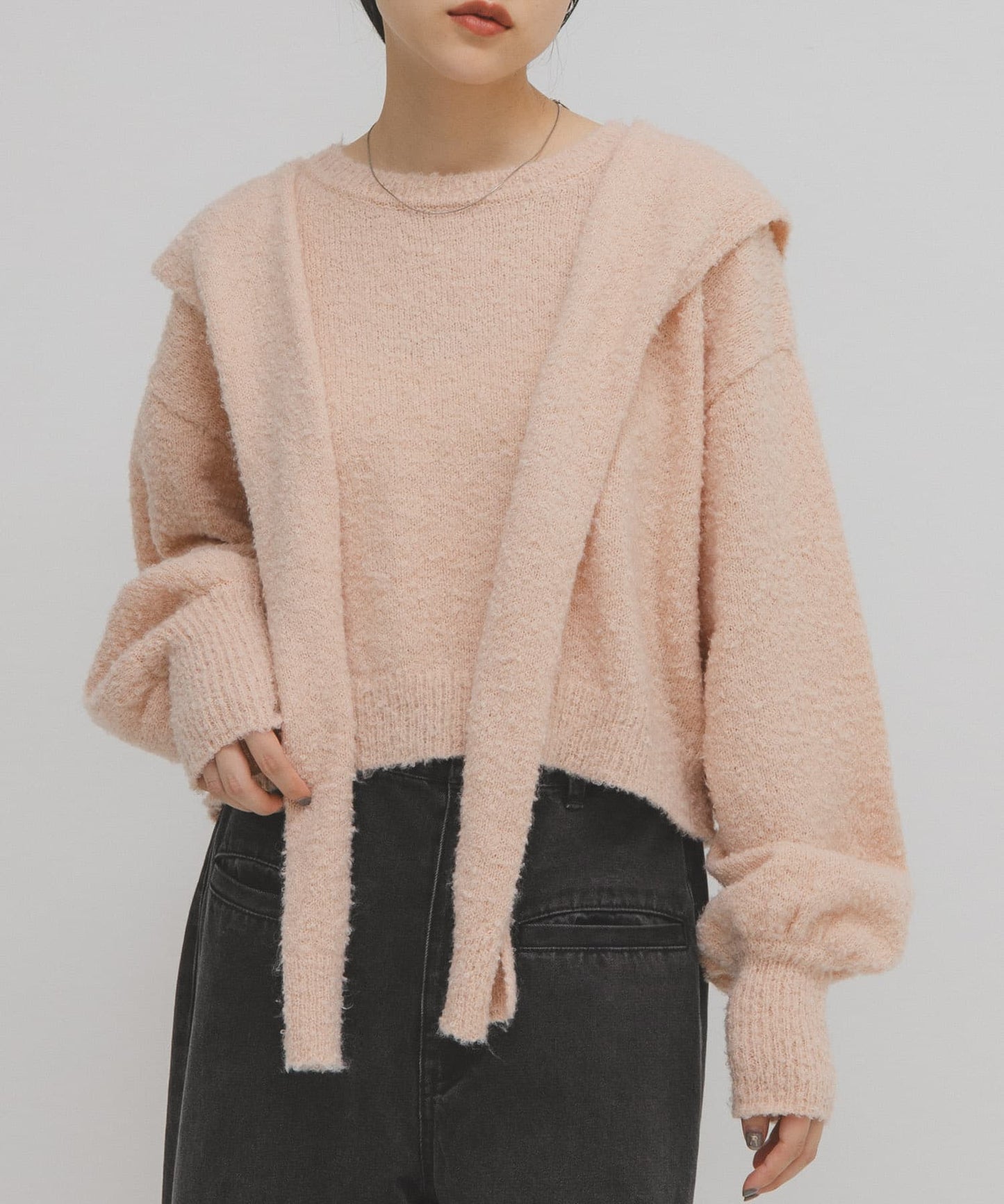 KBF knot layered knit