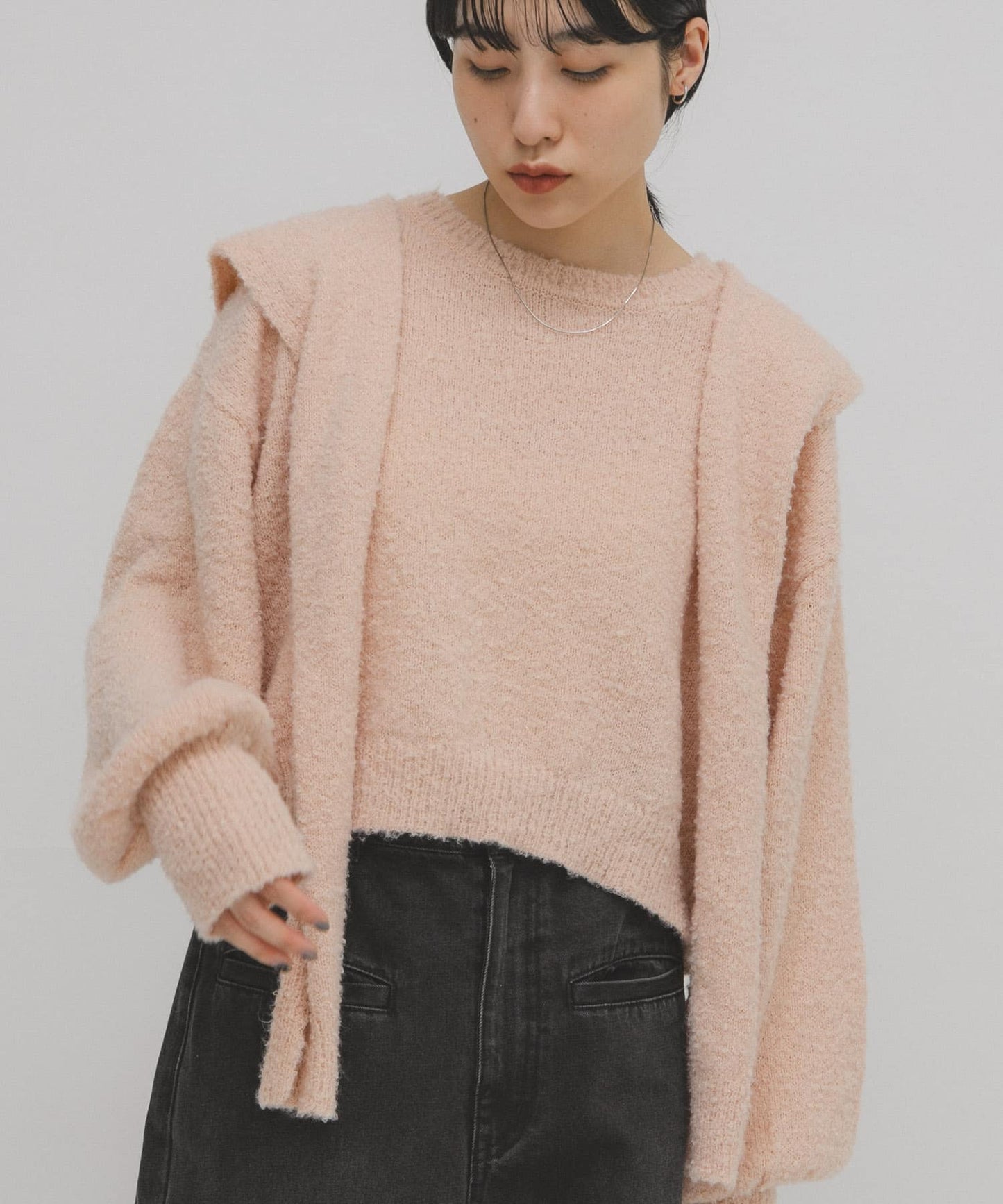 KBF knot layered knit