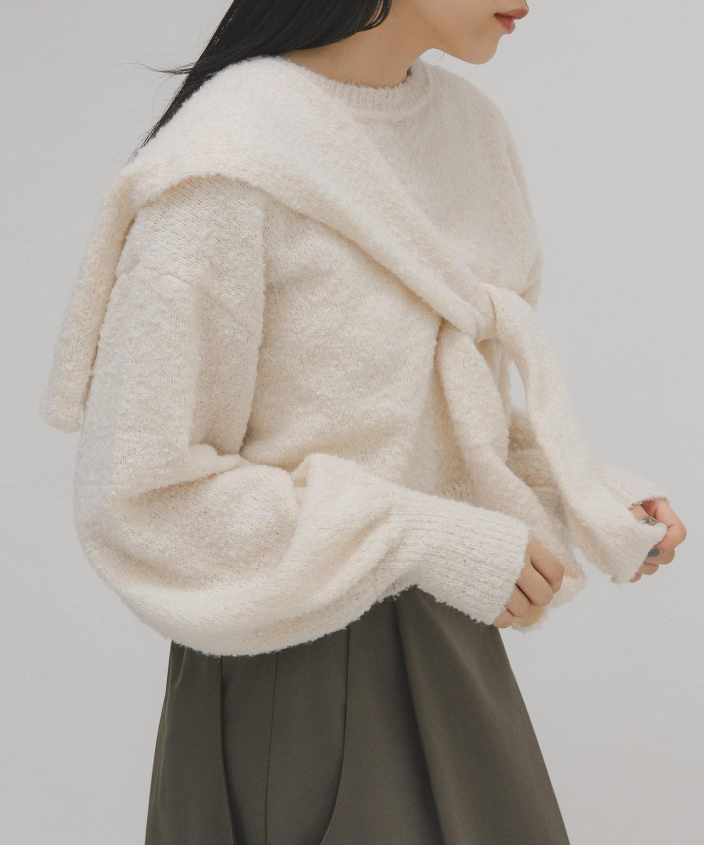 KBF knot layered knit