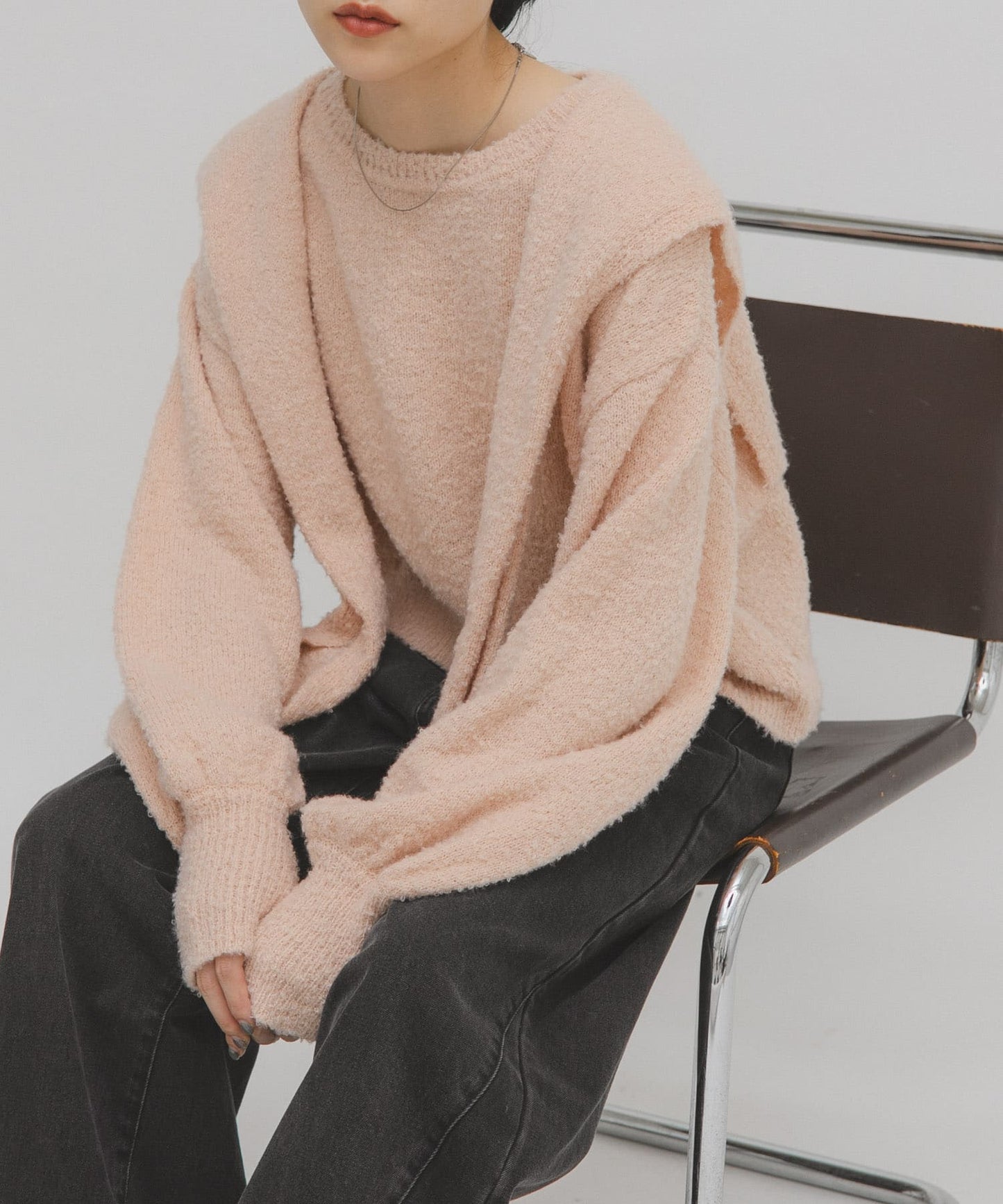 KBF knot layered knit